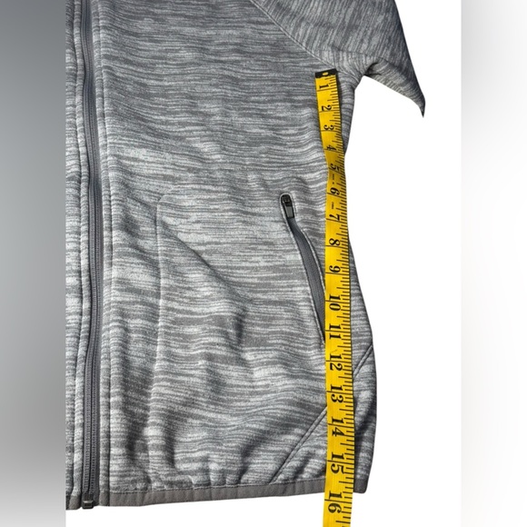 Merrell Jacket Womens Gorpcore Gray Sweatshirt Hoodie Fullzip fleece XL - Picture 13 of 13